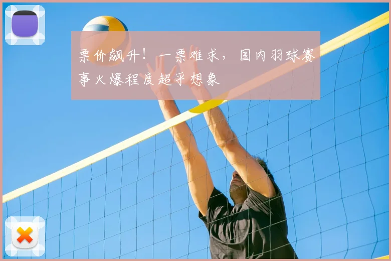 票价飙升！一票难求，国内羽球赛事火爆程度超乎想象